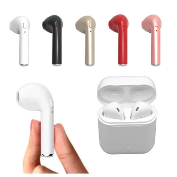 Bluetooth Headset Mini i7s TWS Handsfree Sport Earbuds Wireless Headphones Bluetooth Earphone With Microphone Charging box
Bluetooth Headset Mini i7s TWS Handsfree Sport Earbuds Wireless Headphones Bluetooth Earphone With Microphone Charging box