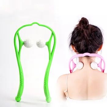 Neck Massager for Neck and Shoulder Dual Trigger Point Self-Massage Tool Simulates Massage Deep Tissue Massage Therapist Ball
Neck Massager for Neck and Shoulder Dual Trigger Point Self-Massage Tool Simulates Massage Deep Tissue Massage Therapist Ball