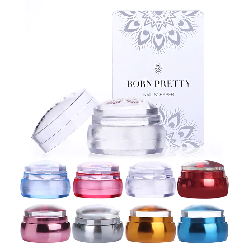BORN PRETTY Clear Chess Jelly Silicone Nail Stamper Colorful Handle Nail Art Stamper & Scraper
BORN PRETTY Clear Chess Jelly Silicone Nail Stamper Colorful Handle Nail Art Stamper & Scraper