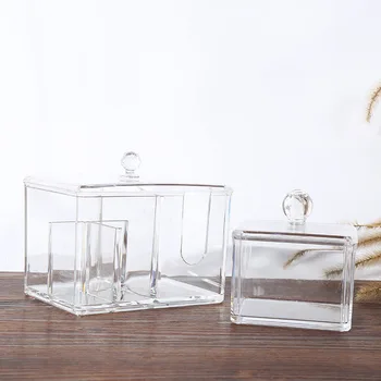 2018 New Acrylic Cotton Swabs Box Clear Makeup Holder Cosmetic Organizer Case Cotton Pad Container Storage Boxes & Bins
2018 New Acrylic Cotton Swabs Box Clear Makeup Holder Cosmetic Organizer Case Cotton Pad Container Storage Boxes & Bins