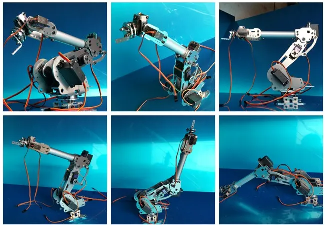 6 DOF Robot Mechanical Arm Manipulator Abb Model Industrial Robotic Clamp Kit Diy Tracked Crawler Caterpillar Rotationary
6 DOF Robot Mechanical Arm Manipulator Abb Model Industrial Robotic Clamp Kit Diy Tracked Crawler Caterpillar Rotationary