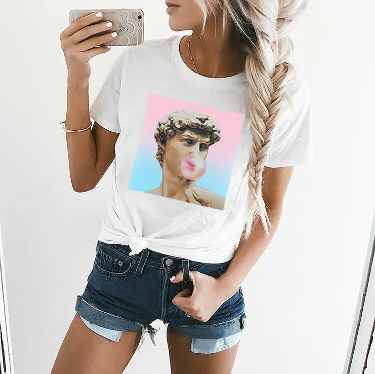 ZOGANKIN Women T Shirt Casual Large Size S-2XL Loose Fashion Tops Tees Harajuku Short Sleeve Female Summer Cartoon Funny T-Shirt
ZOGANKIN Women T Shirt Casual Large Size S-2XL Loose Fashion Tops Tees Harajuku Short Sleeve Female Summer Cartoon Funny T-Shirt