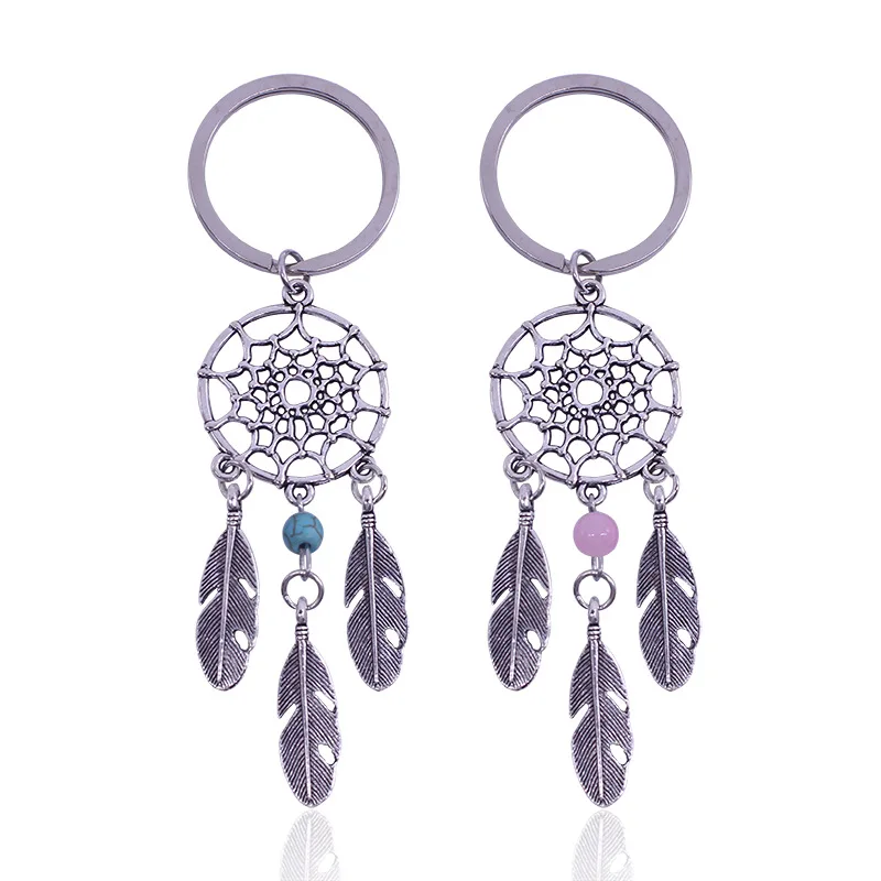 Zinc Alloy Dream Catcher Key Chain Zinc Alloy Leaf Feather Charm Key Ring Retro Jewelry Accessories
Zinc Alloy Dream Catcher Key Chain Zinc Alloy Leaf Feather Charm Key Ring Retro Jewelry Accessories