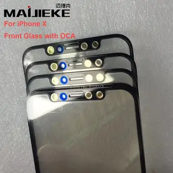 2XMAIJIEKE AAA Front Screen Outer Glass Len with OCA Assembly for iPhone X Touch Panel Replacement Repair Parts
2XMAIJIEKE AAA Front Screen Outer Glass Len with OCA Assembly for iPhone X Touch Panel Replacement Repair Parts