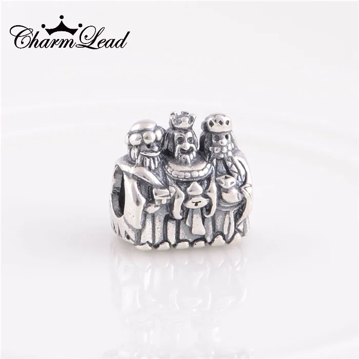 Fit Pandora Charms Bracelet Authentic 925 Sterling Silver Three Wise Man Charm DIY Beads Making Fashion Women Jewelry
Fit Pandora Charms Bracelet Authentic 925 Sterling Silver Three Wise Man Charm DIY Beads Making Fashion Women Jewelry