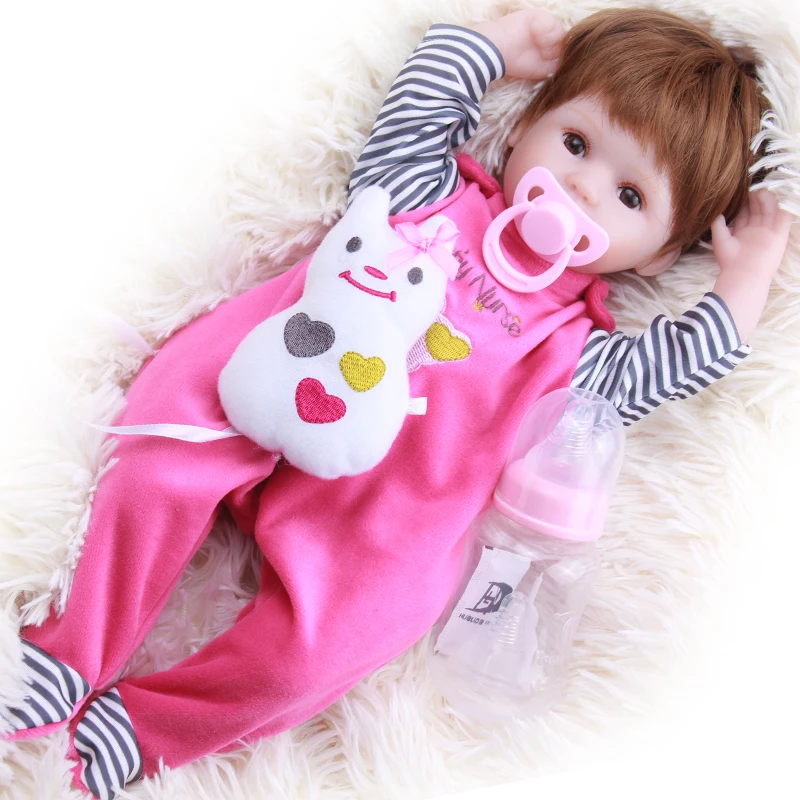 New 42cm silicone reborn doll lifelike newborn babies soft touch bebe toys bonecas real dolls de silicona for Children gift
New 42cm silicone reborn doll lifelike newborn babies soft touch bebe toys bonecas real dolls de silicona for Children gift