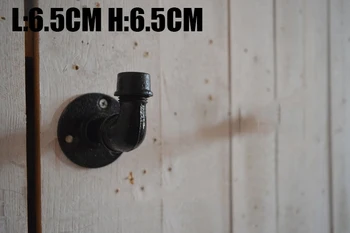 1 piece Retro Cast Iron Pipe Hook With Flange For hook Clothe Industry Style Pipe Valve Hook pothook
1 piece Retro Cast Iron Pipe Hook With Flange For hook Clothe Industry Style Pipe Valve Hook pothook