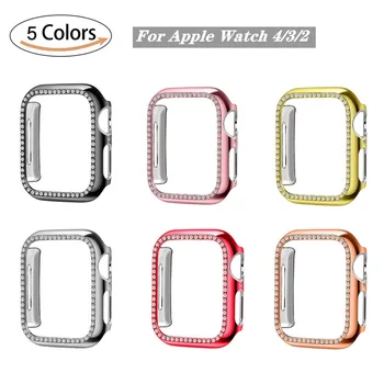 Diamond Replacement Case Cover for Apple Watch band 4/3/2 PC protective Cover Protect bumper for iWatch 44/40/42/38mm Accessorie
Diamond Replacement Case Cover for Apple Watch band 4/3/2 PC protective Cover Protect bumper for iWatch 44/40/42/38mm Accessorie