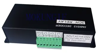 fast shipping 6pcs DMX-RELAY-3 channel relays 5A*3CH input AC110V-220V relay*3CH use for led lamp led strip WS-DMX-RELAY-3CH-KA
fast shipping 6pcs DMX-RELAY-3 channel relays 5A*3CH input AC110V-220V relay*3CH use for led lamp led strip WS-DMX-RELAY-3CH-KA