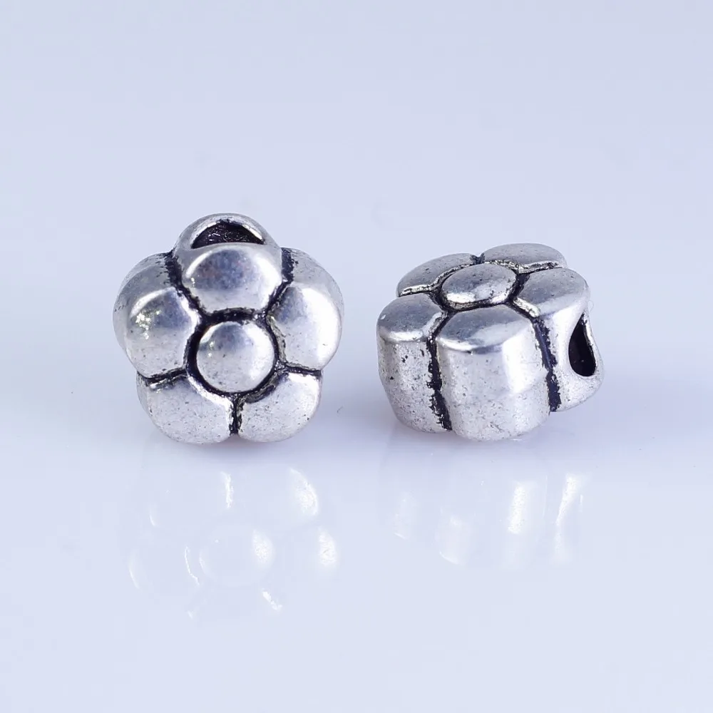 Wholesale 30pcs silver plated flower beads Big Hole Beads Fit Bracelet Diy jewelry findings hole 3.5mm
Wholesale 30pcs silver plated flower beads Big Hole Beads Fit Bracelet Diy jewelry findings hole 3.5mm