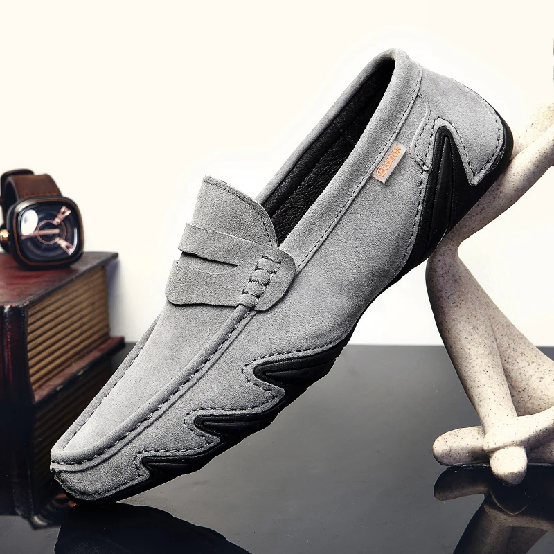 2019 Brand Genuine Leather Mens shoes Breathable Slip On Loafers Casual Driving Shoes Business Man Summer Moccasins shoes L4
2019 Brand Genuine Leather Mens shoes Breathable Slip On Loafers Casual Driving Shoes Business Man Summer Moccasins shoes L4