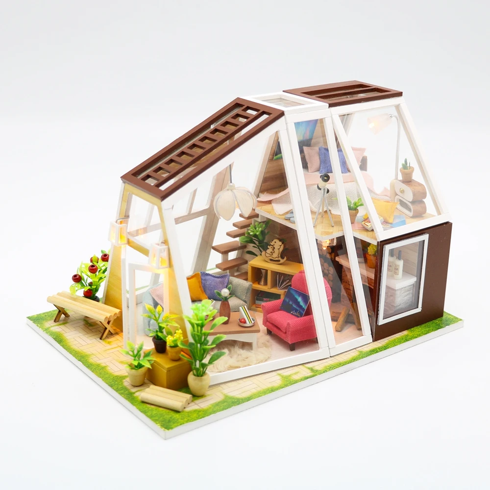 DollhouseToys For Children New Doll House Casa Diy Miniature With Dust Cover Furniture House for dolls Birthday Gift M902
DollhouseToys For Children New Doll House Casa Diy Miniature With Dust Cover Furniture House for dolls Birthday Gift M902