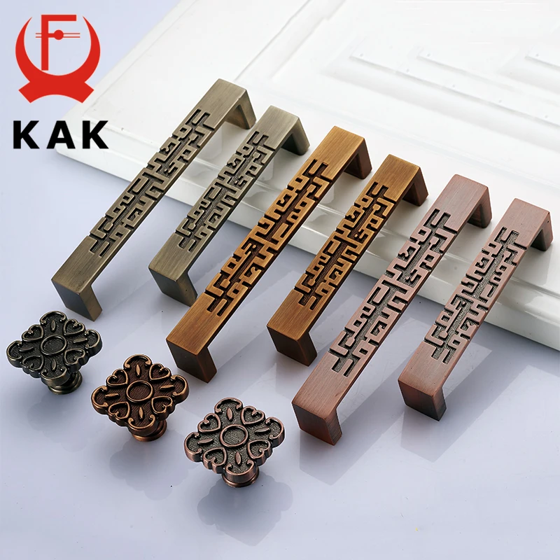 KAK 5pcs/lot Zinc Alloy Antique Bronze Cabinet Handles Vintage Wardrobe Door Handles Drawer Knobs Furniture Handles Hardware
KAK 5pcs/lot Zinc Alloy Antique Bronze Cabinet Handles Vintage Wardrobe Door Handles Drawer Knobs Furniture Handles Hardware