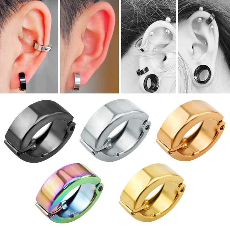 Hot Fashion Ear Clip Earrings Stainless Steel No Pierced Ear Clip Earring Fake Piercing Ear Cuff Punk Women Men Earrings Jewelry
Hot Fashion Ear Clip Earrings Stainless Steel No Pierced Ear Clip Earring Fake Piercing Ear Cuff Punk Women Men Earrings Jewelry