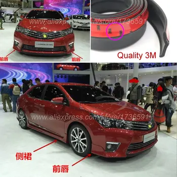 Car Bumper Lip Deflector Lips For TOYOTA Corolla / Front Spoiler Skirt For Auto to Car Tuning View / Body Kit / Strip
Car Bumper Lip Deflector Lips For TOYOTA Corolla / Front Spoiler Skirt For Auto to Car Tuning View / Body Kit / Strip