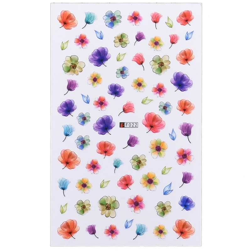 Nail Decal Stickers for nails manicure DIY stickers nail art design Colorful Fantacy Flowers 10 difffernt patterns YHS52
Nail Decal Stickers for nails manicure DIY stickers nail art design Colorful Fantacy Flowers 10 difffernt patterns YHS52