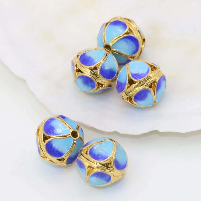 New fashion free shipping 11mm round ball cloisonne enamel spacers beads high grade accessories jewelry making 5pcs B2504
New fashion free shipping 11mm round ball cloisonne enamel spacers beads high grade accessories jewelry making 5pcs B2504
