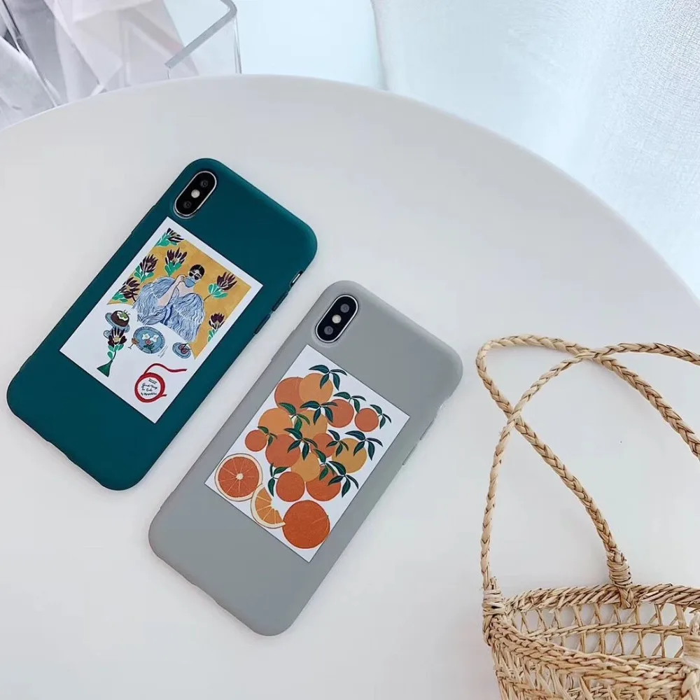 Minimalist art portrait oil painting soft shell For iPhone 7 7Plus 6 6S 6Plus 8 8Plus X XR XS Max Anti-fall Phone case
Minimalist art portrait oil painting soft shell For iPhone 7 7Plus 6 6S 6Plus 8 8Plus X XR XS Max Anti-fall Phone case