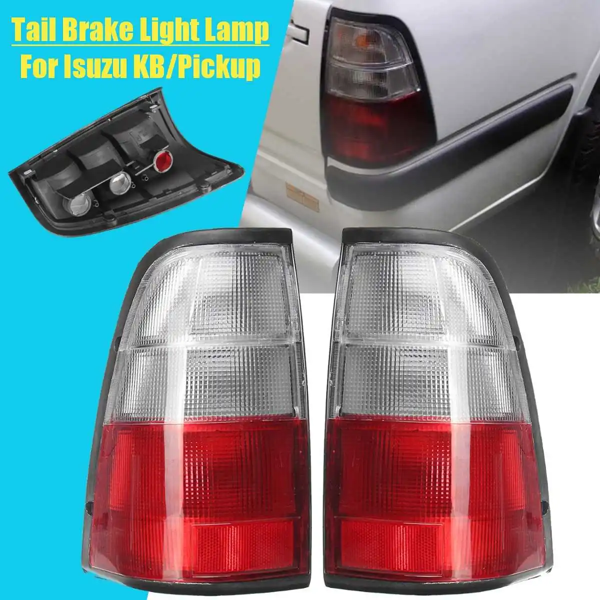 2Pcs Car Tail Light With Wire For Isuzu KB TF TFR TFS For Vauxhall Brava Pickup Taillight Rear Brake Signal Fog Drl Lamp No Bulb 
2Pcs Car Tail Light With Wire For Isuzu KB TF TFR TFS For Vauxhall Brava Pickup Taillight Rear Brake Signal Fog Drl Lamp No Bulb