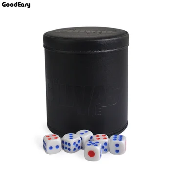 Black Chivas Leather &Plastic Dice Cups Set With 6pcs Acrylic Polyhedral Dices Gambling Poker Drinking Board Game Dice cup 1pcs
Black Chivas Leather &Plastic Dice Cups Set With 6pcs Acrylic Polyhedral Dices Gambling Poker Drinking Board Game Dice cup 1pcs