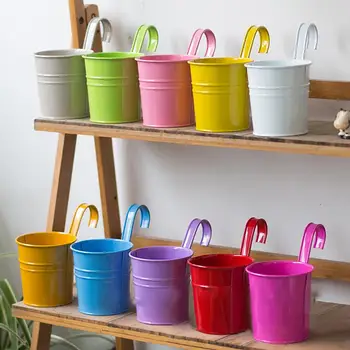 Hook flower pot Hook Detachable Flower Pot Metal Iron Hanging 10PCS Different Colored Vases blue yellow red green pink @16
Hook flower pot Hook Detachable Flower Pot Metal Iron Hanging 10PCS Different Colored Vases blue yellow red green pink @16