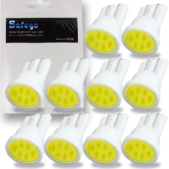 Safego 10X T10 194 168 W5W COB 6 Chip LED Light for Car Signal Turn Tail Lamp Bulb Door Light Auto Side Light Bulb White 12V
Safego 10X T10 194 168 W5W COB 6 Chip LED Light for Car Signal Turn Tail Lamp Bulb Door Light Auto Side Light Bulb White 12V