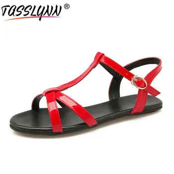 TASSLYNN 2019 Flat Heels Shoes Woman Leisure Buckle Flat with Women Sandals PU T-strap Solid Ladies Shoes Size 34-40
TASSLYNN 2019 Flat Heels Shoes Woman Leisure Buckle Flat with Women Sandals PU T-strap Solid Ladies Shoes Size 34-40