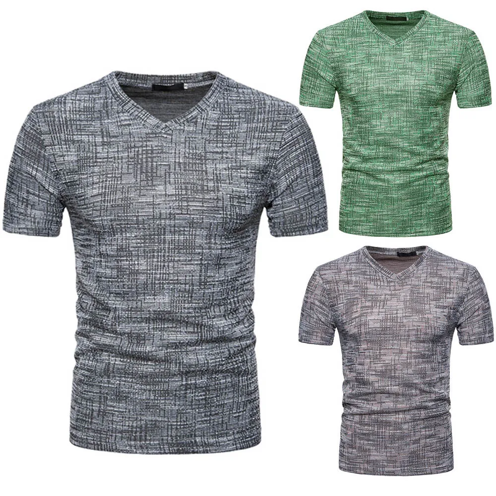 2019 new style hot sales Fashion Men's Summer Casual Soid Hole V Neck Pullover T-shirt Top Blouse high quality 2019 summer
2019 new style hot sales Fashion Men's Summer Casual Soid Hole V Neck Pullover T-shirt Top Blouse high quality 2019 summer