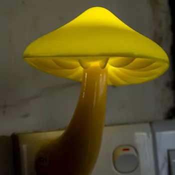 1pc EU Plug LED Mini Lovely Yellow Light Mushroom Wall Socket Light Lamp for Bedroom Home Decoration Hot Light-controlled Sensor
1pc EU Plug LED Mini Lovely Yellow Light Mushroom Wall Socket Light Lamp for Bedroom Home Decoration Hot Light-controlled Sensor
