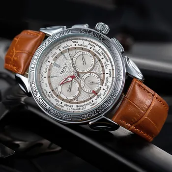 Fashion Luxury Men Watch Classic Three Eye Six Needle Leather Belt High Quality Men's Business Quartz Wrist Watches reloj hombre
Fashion Luxury Men Watch Classic Three Eye Six Needle Leather Belt High Quality Men's Business Quartz Wrist Watches reloj hombre