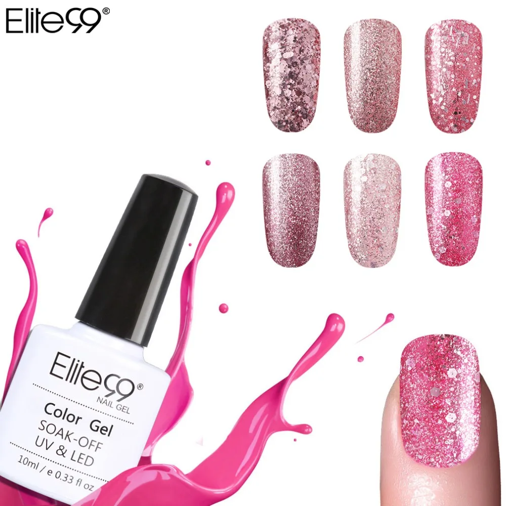 Elite99 10ml Rose Gold Series Nail Gel Polish Soak Off Shining Glitter Sequins UV Gel Polish Long Lasting Gel Varnish Gelpolish
Elite99 10ml Rose Gold Series Nail Gel Polish Soak Off Shining Glitter Sequins UV Gel Polish Long Lasting Gel Varnish Gelpolish