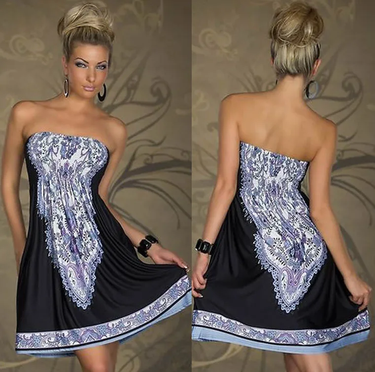 Plus Size Vestidos Fashion Retro 1960s 1970s Vintage Paisley Print Strapless Hippie Bohemian Summer Dress Women Beach Dress 0686
Plus Size Vestidos Fashion Retro 1960s 1970s Vintage Paisley Print Strapless Hippie Bohemian Summer Dress Women Beach Dress 0686
