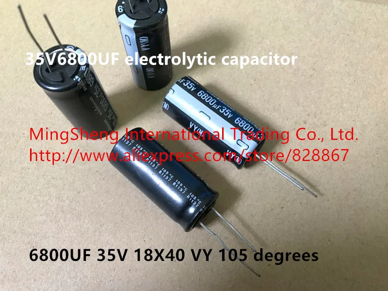 Original new 100% Japan import 35V6800UF electrolytic capacitor 6800UF 35V 18X40 VY 105 degrees Inductor
Original new 100% Japan import 35V6800UF electrolytic capacitor 6800UF 35V 18X40 VY 105 degrees Inductor