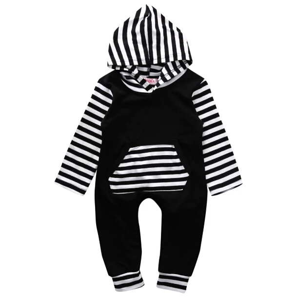 Newborn Baby Infant Boy Girl Striped Romper Hooded Jumpsuit Outfits Clothes Set Size 0-14M
Newborn Baby Infant Boy Girl Striped Romper Hooded Jumpsuit Outfits Clothes Set Size 0-14M