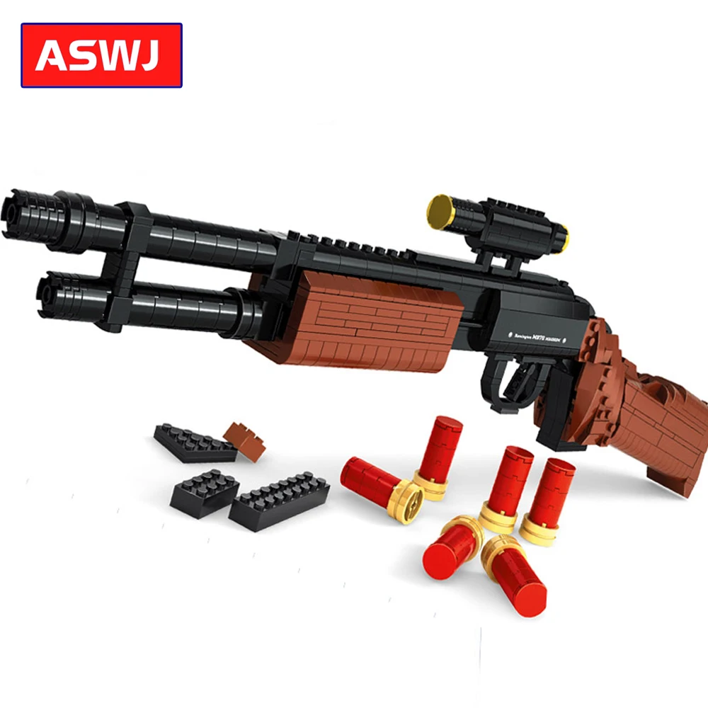 Gun Model Assembled Toy Gun M870 Shotgun Building Blocks Compatible Legoes Gun Weapon Children Military Bricks Toys Gifts
Gun Model Assembled Toy Gun M870 Shotgun Building Blocks Compatible Legoes Gun Weapon Children Military Bricks Toys Gifts