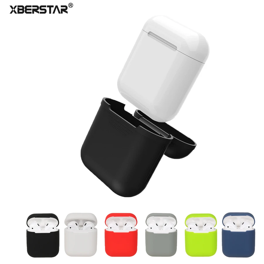 For Apple AirPods Case Silicone Shock Proof Protector Sleeve Skin Cover for AirPods True Wireless Earphone Cases Cover
For Apple AirPods Case Silicone Shock Proof Protector Sleeve Skin Cover for AirPods True Wireless Earphone Cases Cover