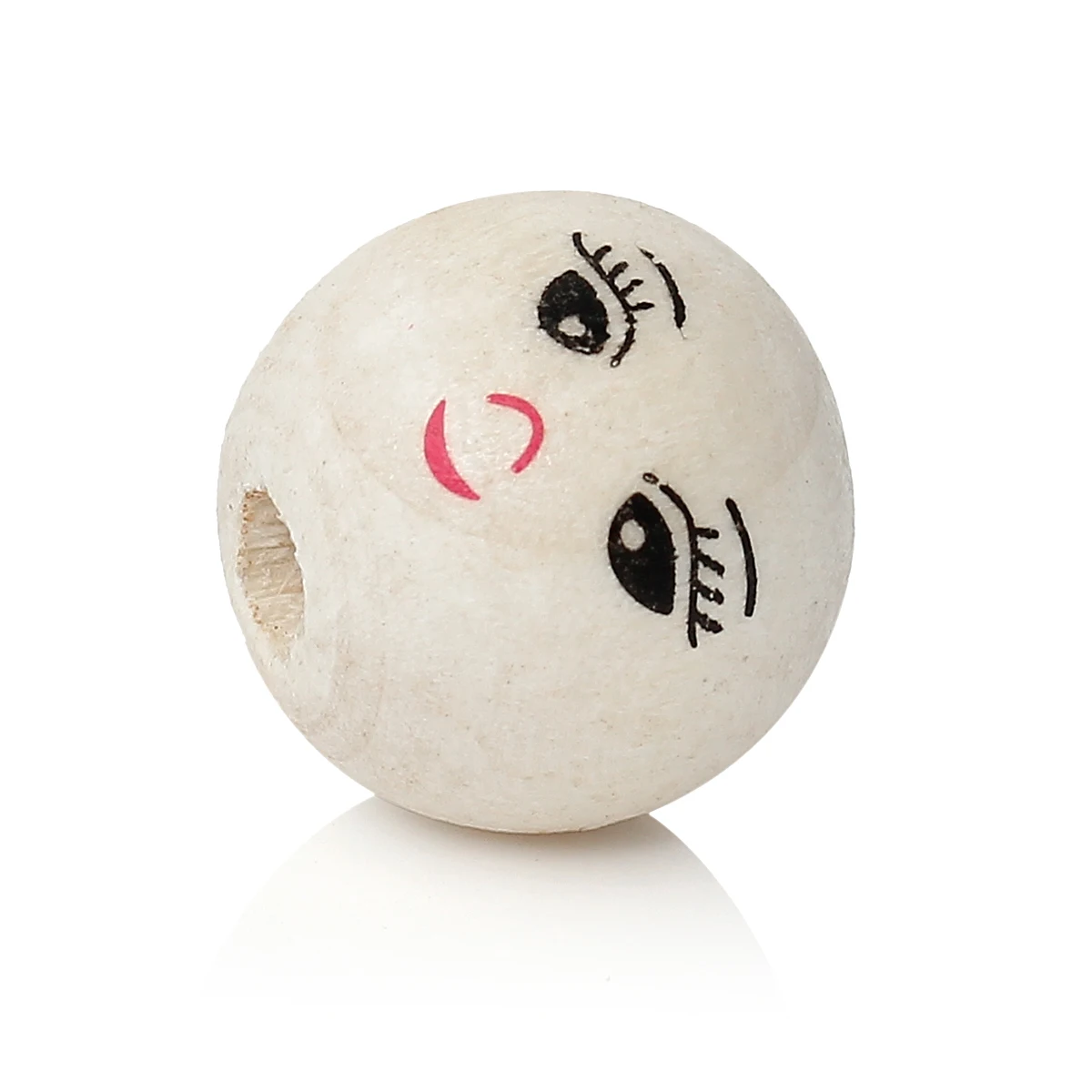 8SEASONS Wood Spacer Beads Round Natural Smile Face Pattern About 14mm Dia,Hole: Approx 0.18mm,100 PCs
8SEASONS Wood Spacer Beads Round Natural Smile Face Pattern About 14mm Dia,Hole: Approx 0.18mm,100 PCs