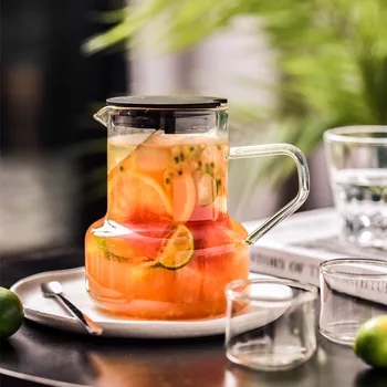 Clear Borosilicate Glass Teapot with Stainless Steel Infuser Strainer Heat Resistant Green Tea Pot Sangria Kettle
Clear Borosilicate Glass Teapot with Stainless Steel Infuser Strainer Heat Resistant Green Tea Pot Sangria Kettle