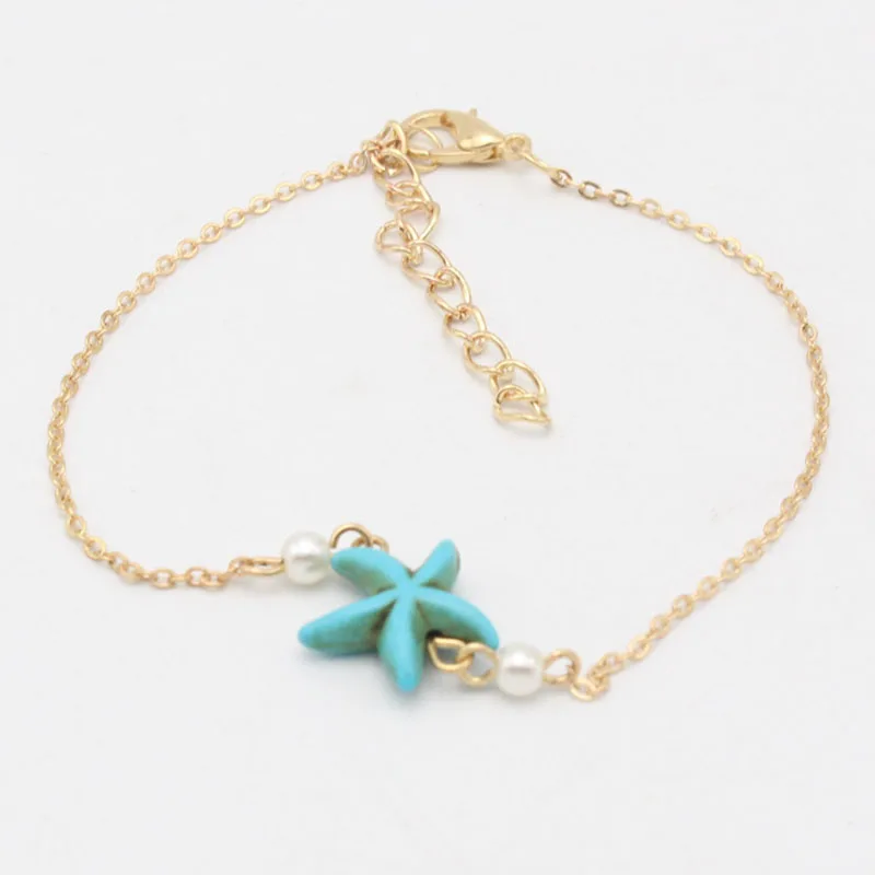 Fashion A variety of options Starfish Sea turtles boho bracelet for foot ankle beach women on leg Summer | Украшения и аксессуары
