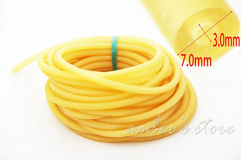 Length 10M Yellow Rubber Latex Tube 7.0mm OD 3.0mm ID ELASTICA Bungee Slingshot Catapult Outdoor Hunting Replacement 3070
Length 10M Yellow Rubber Latex Tube 7.0mm OD 3.0mm ID ELASTICA Bungee Slingshot Catapult Outdoor Hunting Replacement 3070