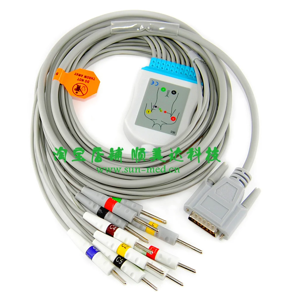 Compatible EKG cable with 10 leadwires , ECG patient cable for Nihon Kohden Biocare , needle 3.0
Compatible EKG cable with 10 leadwires , ECG patient cable for Nihon Kohden Biocare , needle 3.0