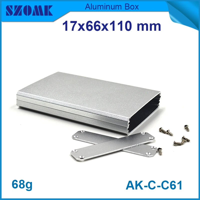 4 pieces extruded aluminum enclosures project case housing 12.2x63mm electronic aluminium box
4 pieces extruded aluminum enclosures project case housing 12.2x63mm electronic aluminium box