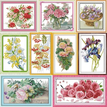 Joy sunday All Flowers Bloom Together Counted Cross Stitch Kits Cross-stitch set Embroidery Needlework
Joy sunday All Flowers Bloom Together Counted Cross Stitch Kits Cross-stitch set Embroidery Needlework