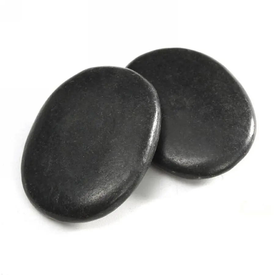 

Health Care Portable 12pcs/lot Natural Energy Massage Stone Set Hot SPA Rocks Basalt 3*4cm Size Therapy Pain Relief