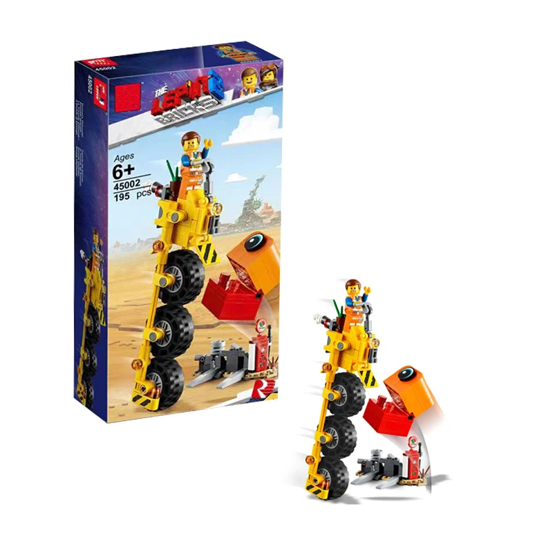 New Legoing Movie 2 Emmet's Thricycle Building Blocks Bricks Compatible Legoing Educational Toys Model Gift for children
New Legoing Movie 2 Emmet's Thricycle Building Blocks Bricks Compatible Legoing Educational Toys Model Gift for children