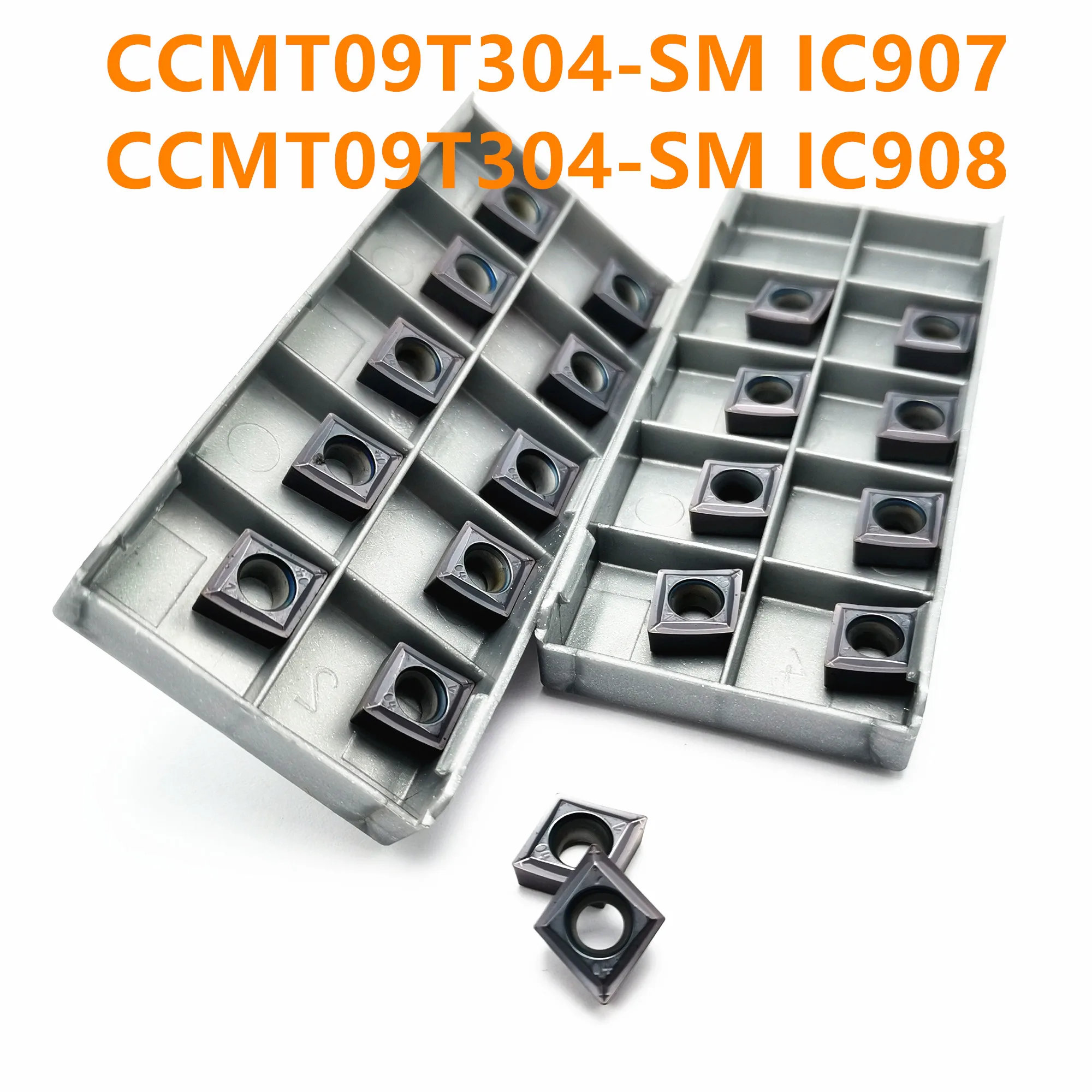 Tungsten Carbide CCMT09T304 SM IC907 / 908 External Turning Tool CCMT 09T308 Carbide Insert Lathe Tool Turning Insert
Tungsten Carbide CCMT09T304 SM IC907 / 908 External Turning Tool CCMT 09T308 Carbide Insert Lathe Tool Turning Insert