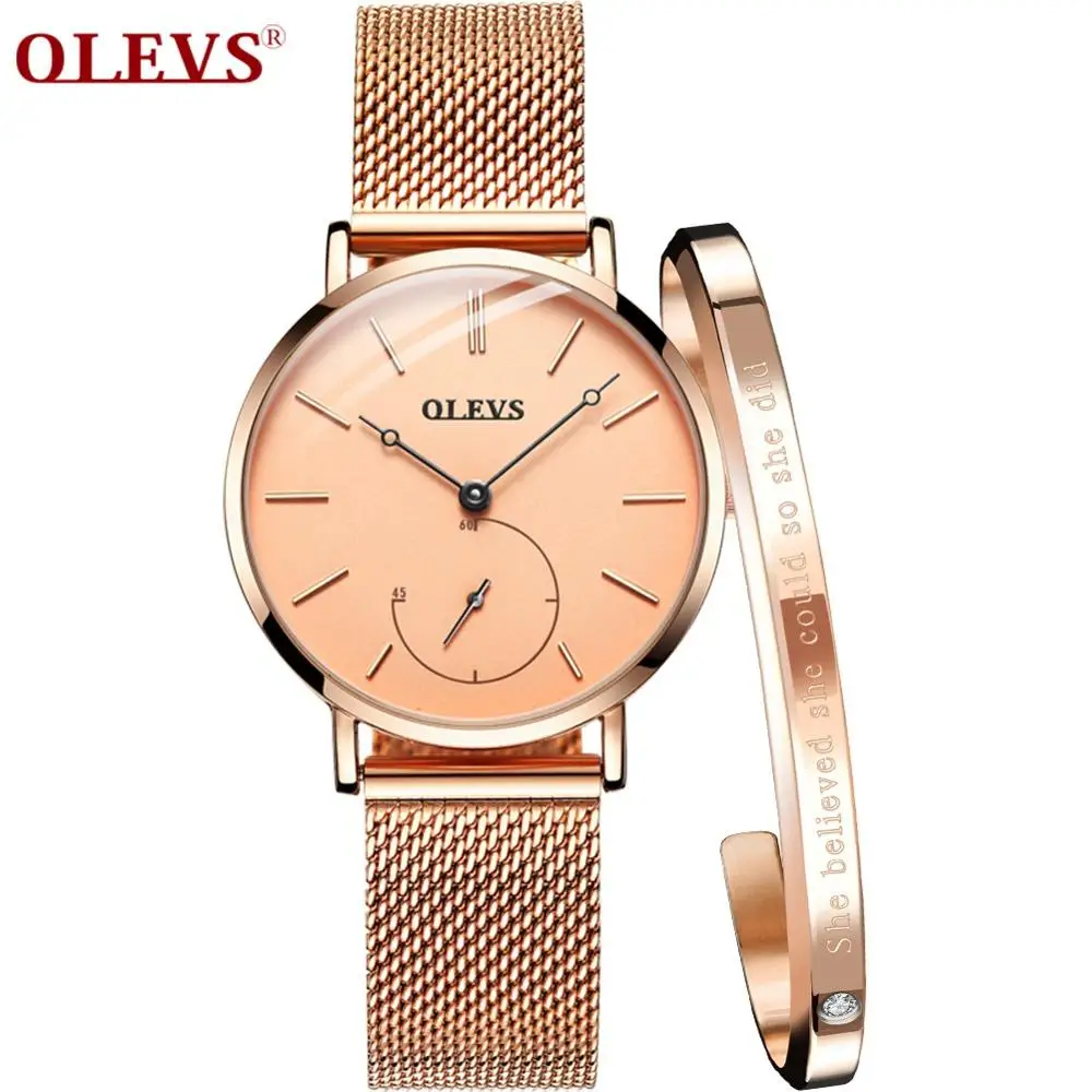 Luxury Montre Femme Creative Gold Watch Women Slim Mesh Stainless Steel Ladies Watches With Bracelet reloj mujer dropshipping
Luxury Montre Femme Creative Gold Watch Women Slim Mesh Stainless Steel Ladies Watches With Bracelet reloj mujer dropshipping