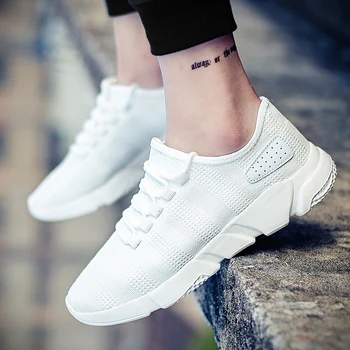 Summer Men Casual Shoes Adult Fashion Comfortable Men Shoes High Quality Tide Shoes Zapatillas De Deporte Sweat Absorption White
Summer Men Casual Shoes Adult Fashion Comfortable Men Shoes High Quality Tide Shoes Zapatillas De Deporte Sweat Absorption White