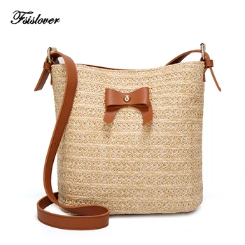 2019 Straw Bags Women Summer Bow Shoulder Bag Handmade Woven Beach Cross Body Bag Bohemia Handbag Tote Bali Bolsa Feminina 
2019 Straw Bags Women Summer Bow Shoulder Bag Handmade Woven Beach Cross Body Bag Bohemia Handbag Tote Bali Bolsa Feminina