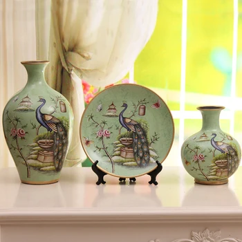 style decoration ceramic vase three piece set the living room TV cabinet cabinet Home Furnishing decoration decoration
style decoration ceramic vase three piece set the living room TV cabinet cabinet Home Furnishing decoration decoration